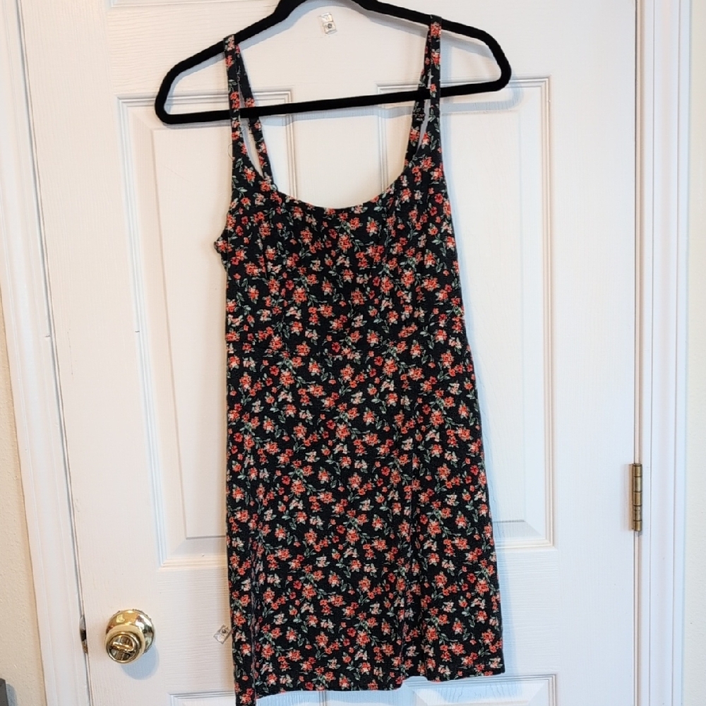 Linen Blend Mini Dress